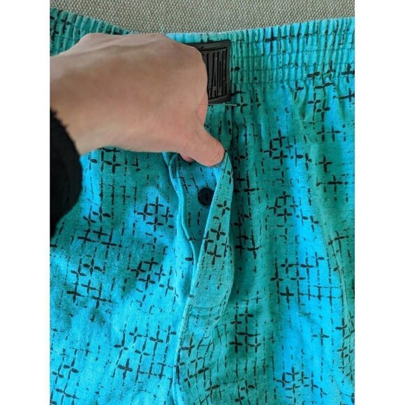 Blade Gear Deadstock 1990's Vintage Rollerblade Turquoise Athletic Shorts Large - Picture 4 of 6